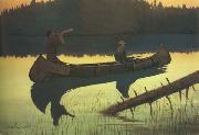 The Wolvs Sniffed Along the Trail,but Came No Nearer (mk43) Frederic Remington